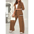Women’s Two-Piece Striped Lounge Set