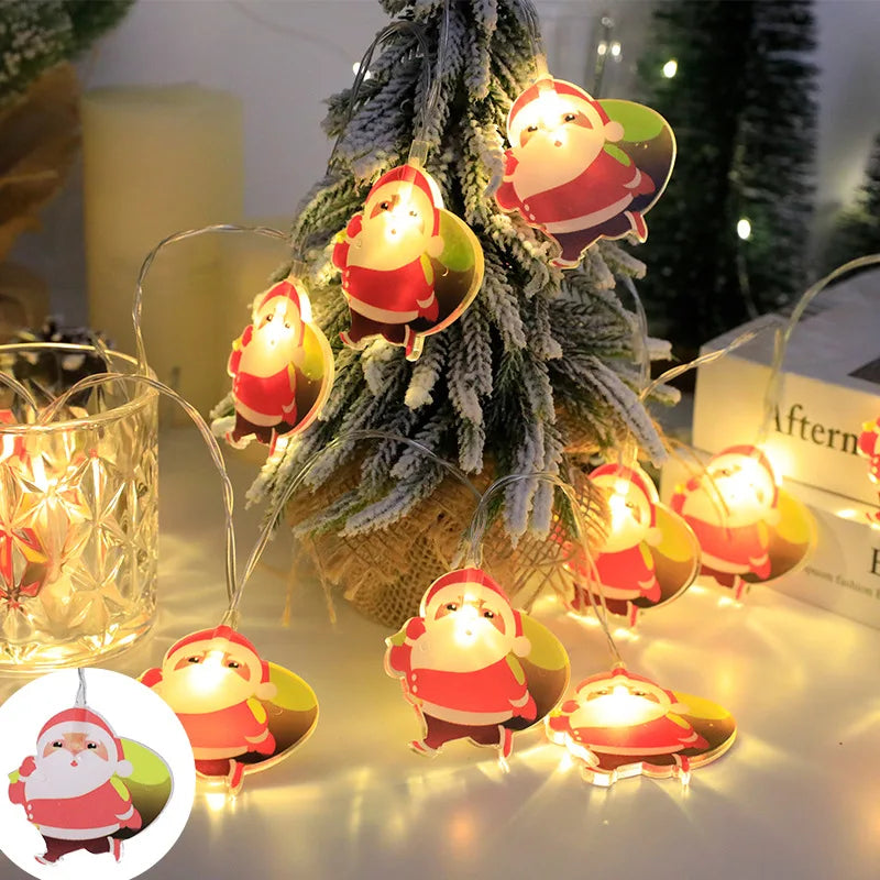 LED Wooden Christmas Village Decoration