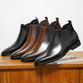 Men’s High-End Leather Non-Slip Boots