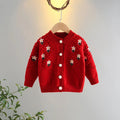 Girls’ Warm Knitted Cardigan