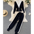 Women’s Knitted Two-Piece Sweater Set