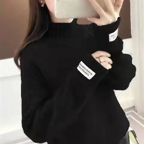 Women’s Thick Mohair High Neck Winter Sweater