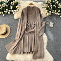 Women’s Elegant Knit Two-Piece Outfit