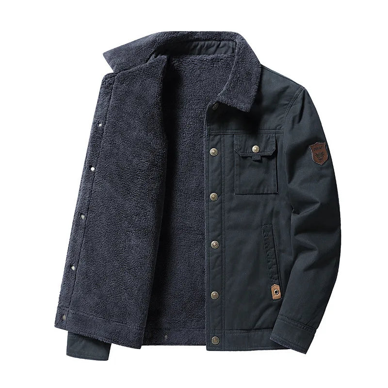 Men’s Heavyweight Fleeced Cotton Jacket