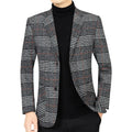 Men’s Plaid Casual Blazer