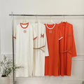 Women’s Knitted Long Cardigan & Belted T-Shirt Dress Set