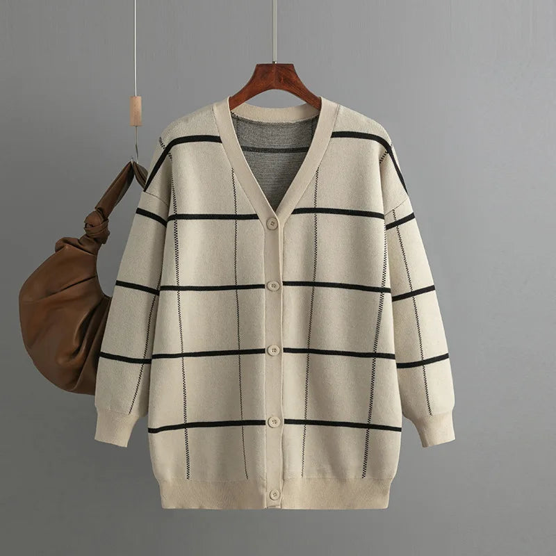 Women’s Oversized Knitted Cardigan Sweater