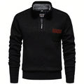 Men’s Quarter Zip Warm Knit Pullover Sweater