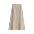 Women’s Korean-Inspired Knit High-Waist A-Line Skirt
