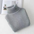 Girls’ Ribbed High-Neck Knit Sweater