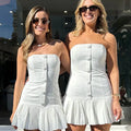 European-Style Sexy Slim-Fit Mini Dress