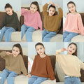 Kids’ 100% Cotton Knitted Pullover Sweater
