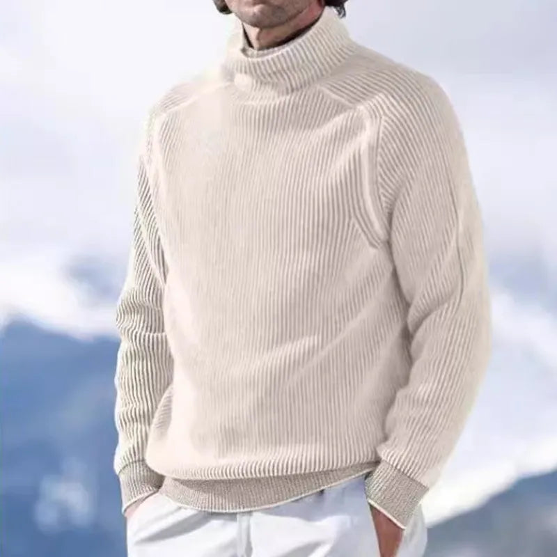 Winter Loose-Fit Men’s Turtleneck Sweater