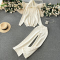 Women’s Cozy Hooded Knit Set