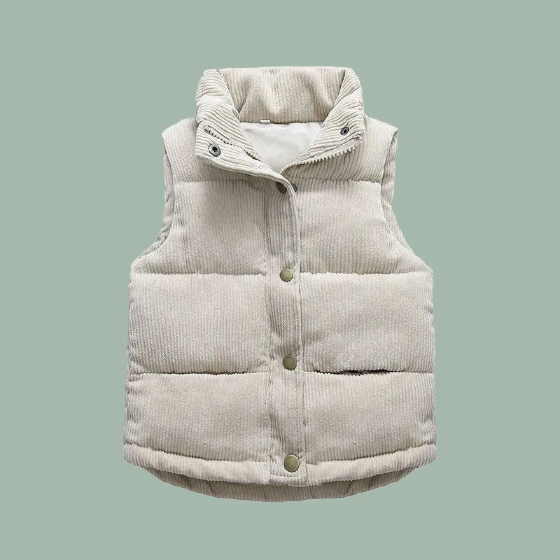 Kids’ Autumn Winter Corduroy Vest