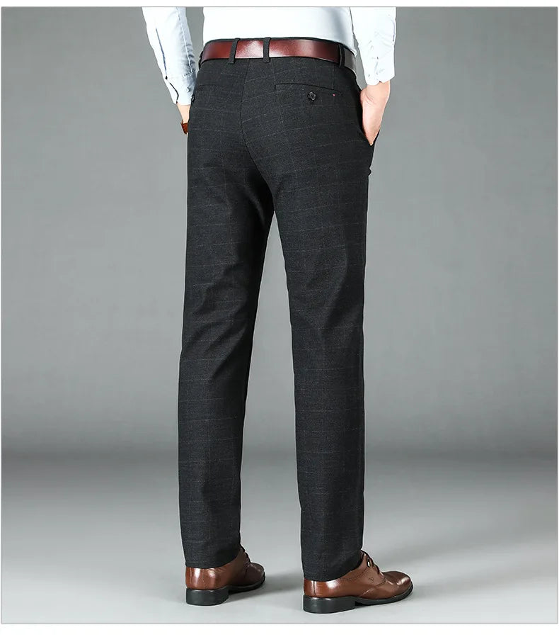 Men’s Stretch Comfy Straight-Leg Pants