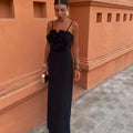Sleeveless Backless Slim Long Dress