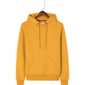 Men’s Solid Color Hoodie with Cartoon Accents