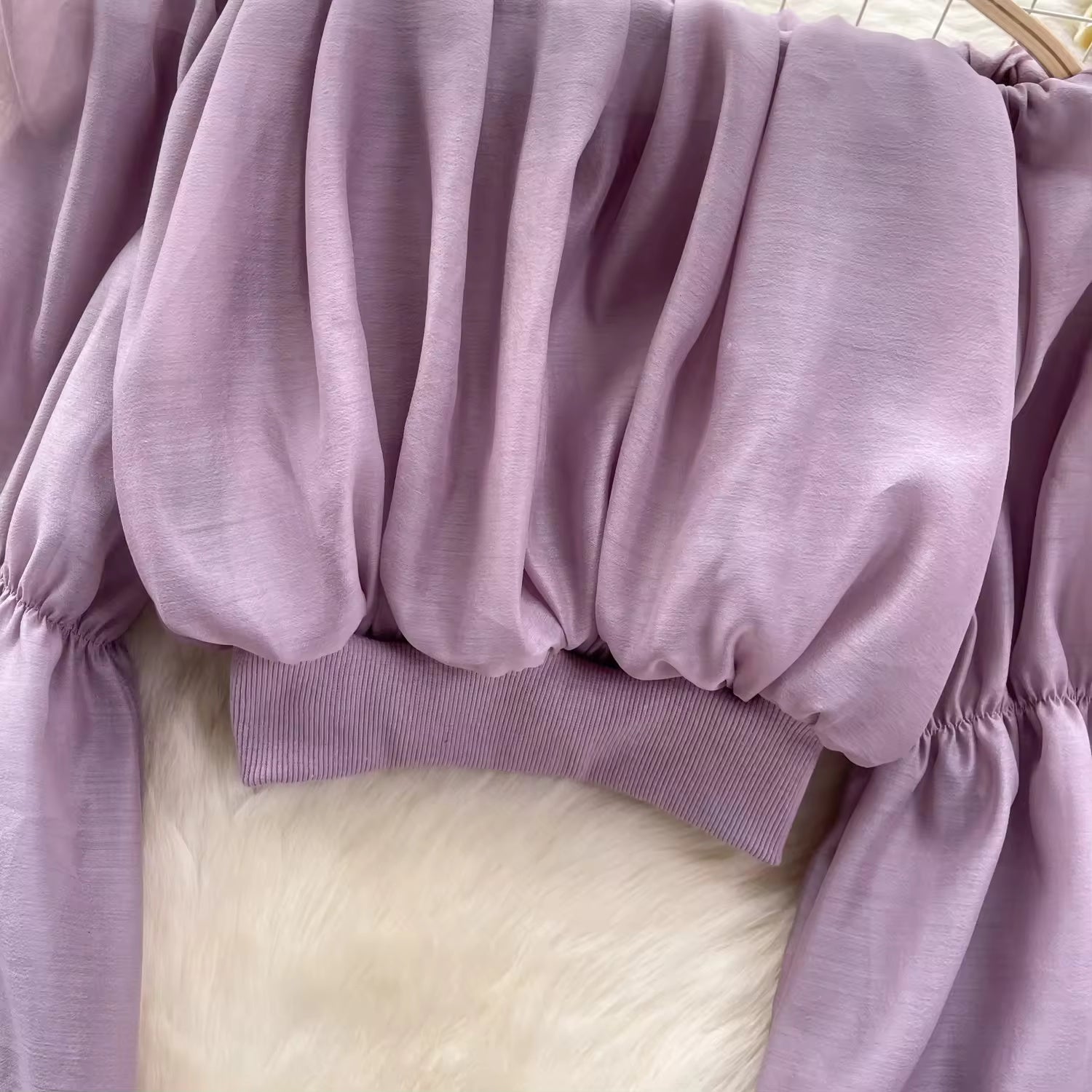 Women Chiffon Shirt Corset Short Sexy One Neck Strapless Ladies' Blouses & Tops