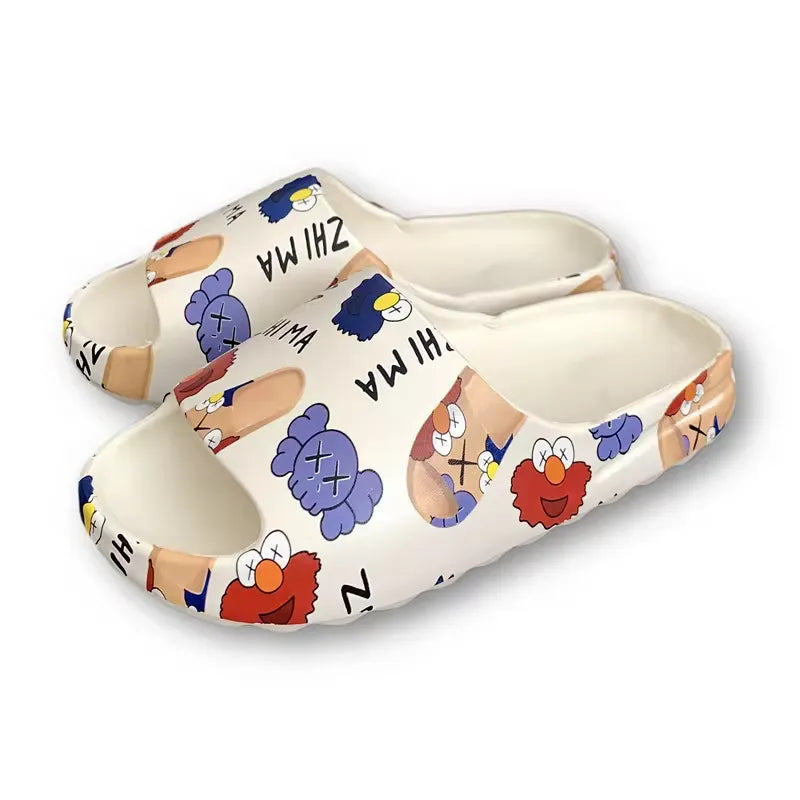 High Quality EVA Slides For Men Woman Sand color Slides Yezzy Slides Slippers