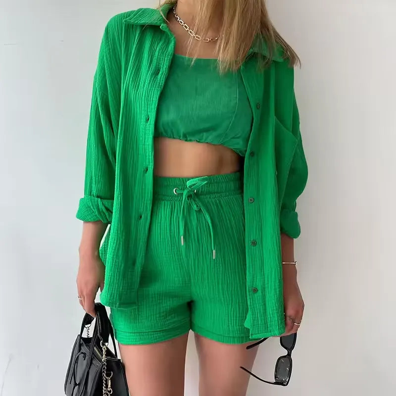Long Sleeves Casual Women's Set