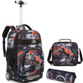 3 Pcs Set Trolley Bag with Pencil case and Lunch Bag