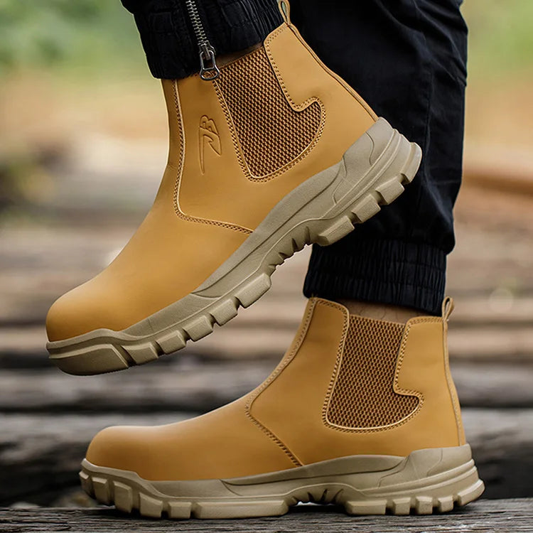 Men Water Proof Safety Shoes Steel Toe Lightweight Work Shoes for winter season