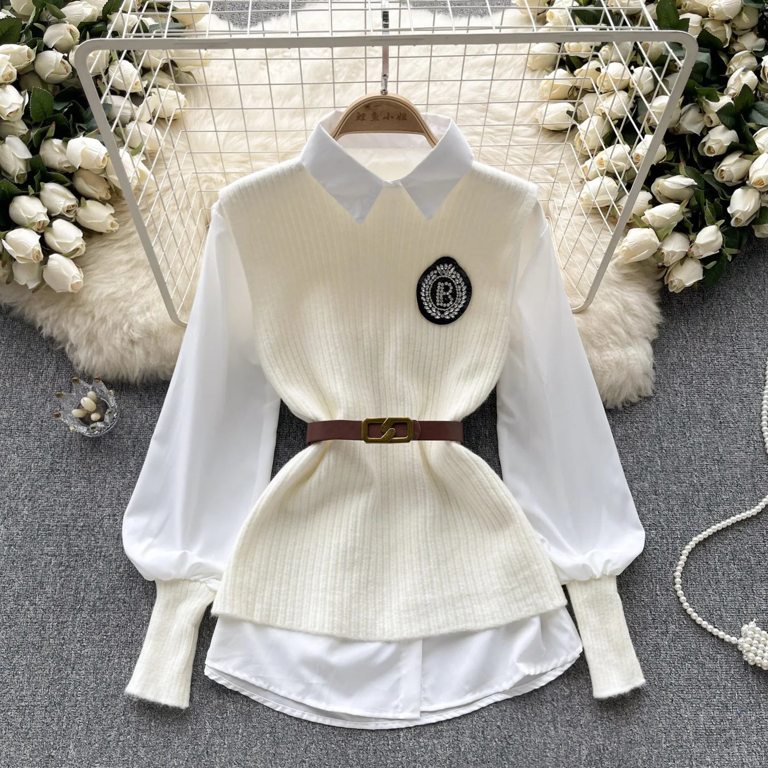 Women's Autumn and Winter Solid Color Loose Long Sleeved autumn and winter season