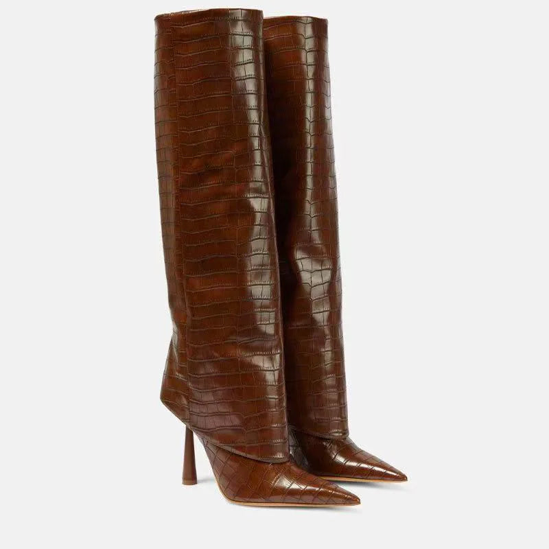 European and American Autumn and Winter New Large boots for winter season