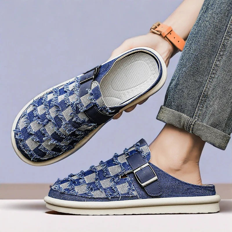 Men’s Sporty Canvas Flip Flops