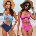 Bandeau Cut-Out One-Piece Swimsuit