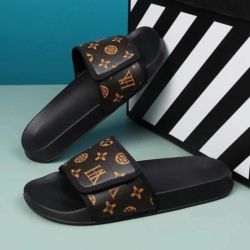 Men's Leather Slippers