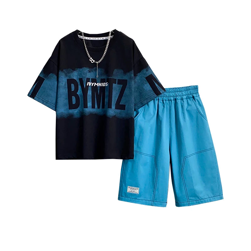 Kids’ Cotton Blend Summer Shorts Set (Ages 5–16)