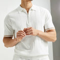 Men’s Breathable Knitted Polo Shirt