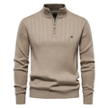 Men’s Half Zip Knit Pullover Sweater