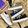 Men's Thick Bottom Canvas Platform Shoes