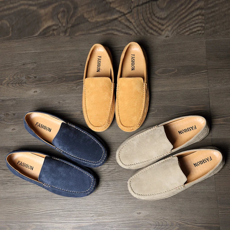 Breathable Genuine Leather Formal Loafers