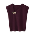 Women Crew Neck tank tops for autumn season