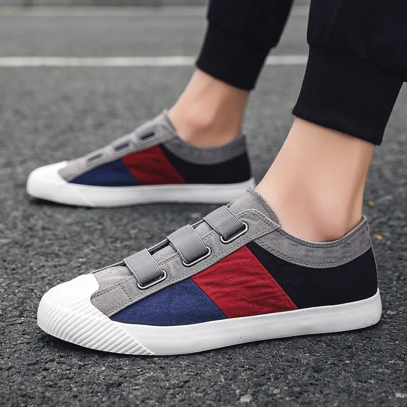 Men's Trendy Canvas Shoes with Anti-Slip Comfort
