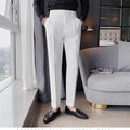 Men’s High Waist Slim Fit Trousers