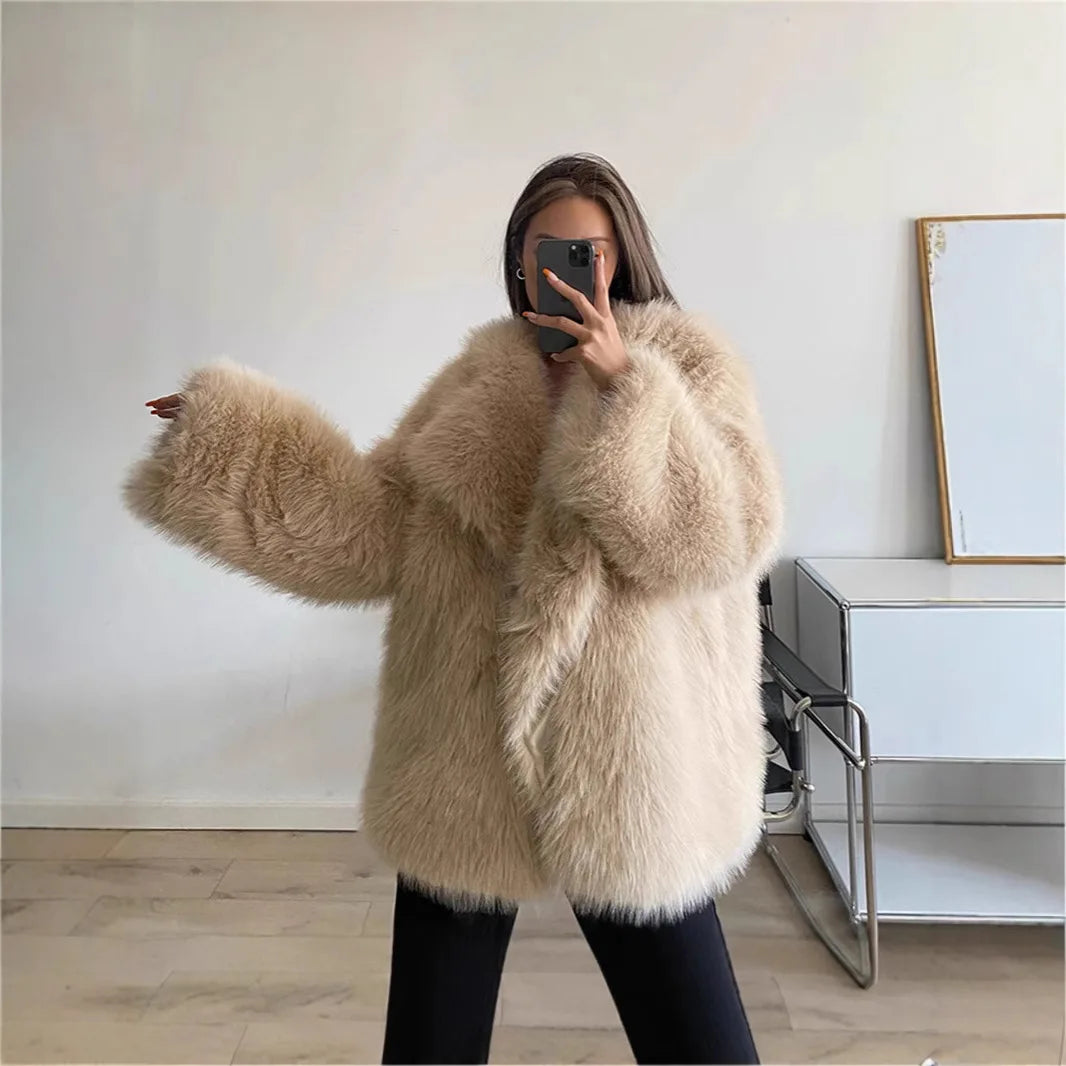 Women’s Faux Fur Puffy Coat