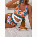 Crop Top Bohemian Swimsuit