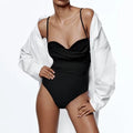 Women’s Cotton Printed Bodysuit Top
