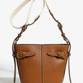 Women's Fashionable PU Bucket Handbag
