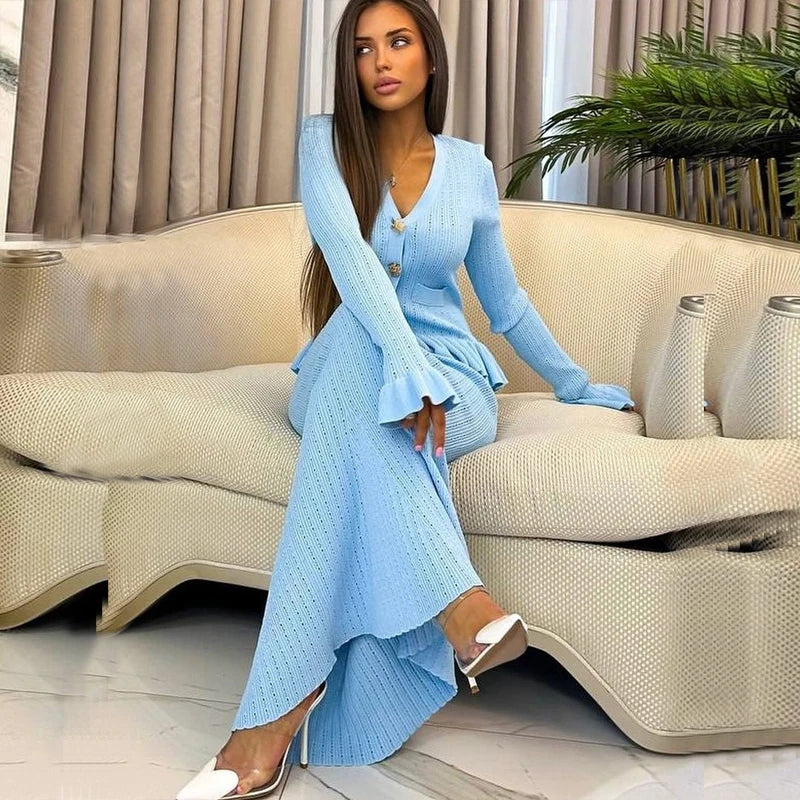 Women’s Two-Piece Maxi Dress Set