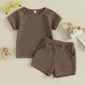 Toddler Boys' Summer Outfit – 2-Piece Set