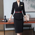 Women’s Slim V-Neck 2-Piece Formal Set