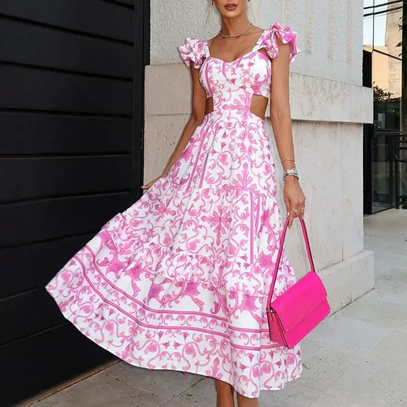 Floral Sleeveless Summer Dress