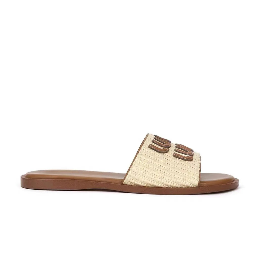 Women's Luxury PU Leather Slippers