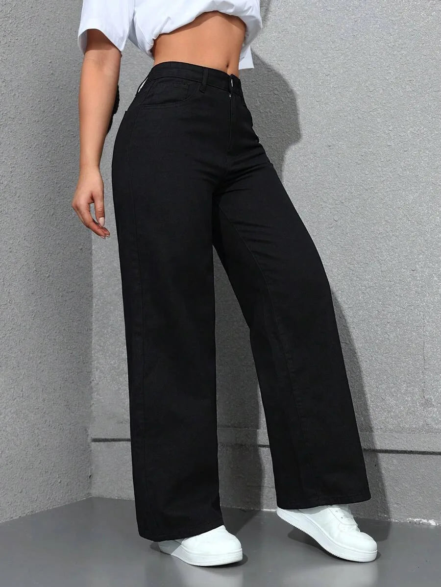 Women's Wide Leg Jeans Light Color